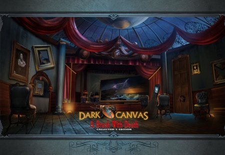 dark canvas - a brush with death03 - fun, hidden object, games, video games