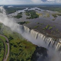 Victoria falls panorama