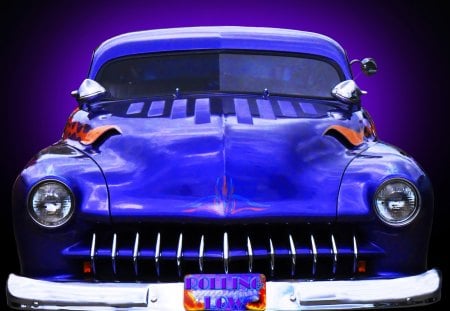 51 MERC - LOW, PURPLE, CAR, MERC