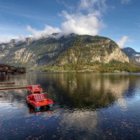 strange name but wonderful lake town hdr