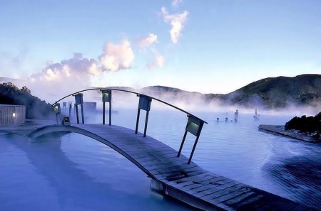 blue lagoon - nature, lagoon, iceland, other