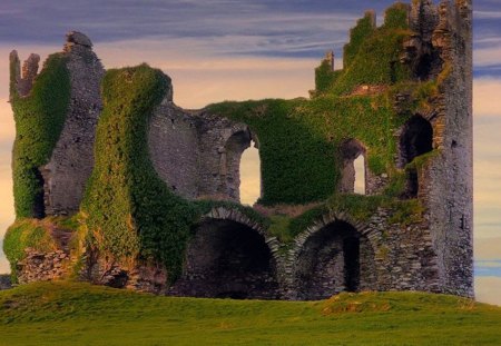 Old Walls - nature, green, landscape, ruin