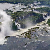 Iguasu waterfalls panorama