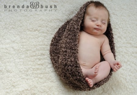 Sleeping child - sleeping, hands, child, hat