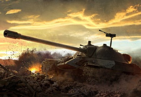 World of tanks - war, tank, fantasy, game