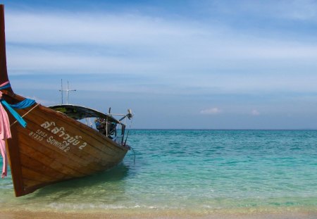 Docked On Shore - beached, beach, boating, docked on shore, beach docked, boat docked