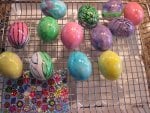 Easter eggs decoration