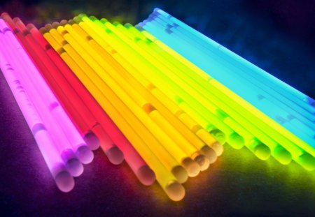 Glow Sticks - red, purple, pink, light, glow sticks, yellow, blue, green