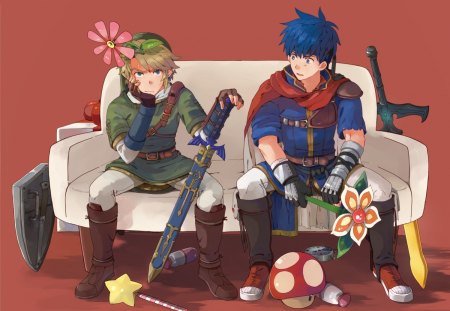 Haha - Zelda, Some other dude i dont know, Flower, Cant think of a fourth