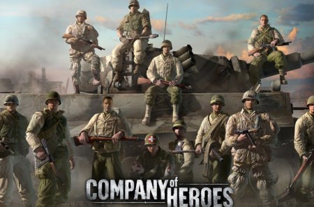 Company of Heroes - games, fantasy, company, tanks, heroes, ww2, soldiers