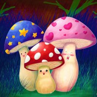 âœ°Cute Mushroom in Springâœ°