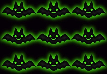 bats evils big one - abstract, bat, lime, evil, black, bats, gabbernetz, gizzzi, green, evils, texture, labrano