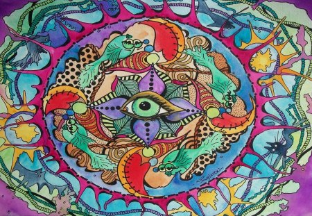 Psychedelic The Eye Knows All