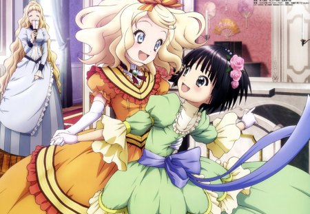 Ikoku Meiro no Crois�e - Blanche Alice, manga, anime, Yune, dancing, Blanche Camille