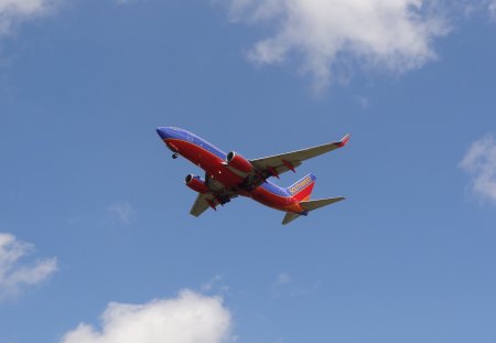 In the Sky - aircraft, sky, blue sky, jet