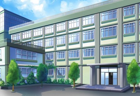 manga school building