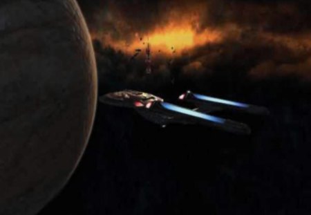 Another journey of the Enterprise - Planets, Starship, Star Trek, Space