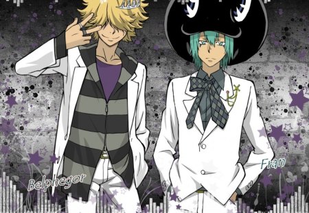 Bel and Fran - katekyo hitman reborn, smile, belphegor, fran