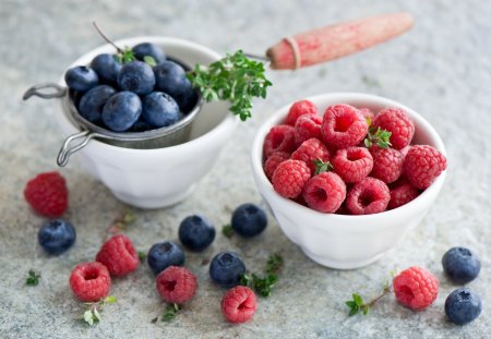 *** Sweet berries *** - food, berries, cups, sweet