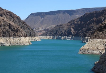 hoover dam - fun, lake, nature, mountain