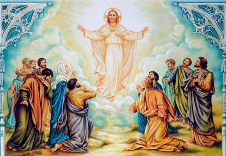 Ascension de Jesus - christ, jesus, god, virgin, heaven, gospel