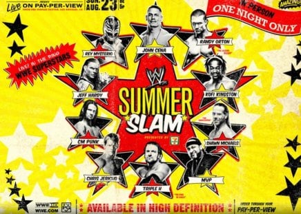 summer slam 2009 - wrestling, sports, wwe