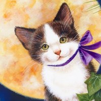 Cute Kitten (Illustrated)