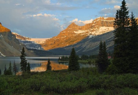 mountain-sunset - sunset, nature