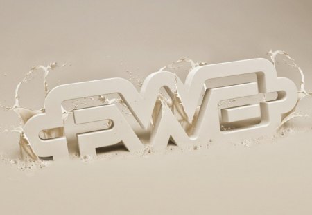 Jonas cream - fwa, jonas cream, milk, digital 3d typo