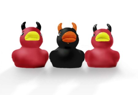 Axis of Evil - ducks, rubber, rubber ducky, evil, cute