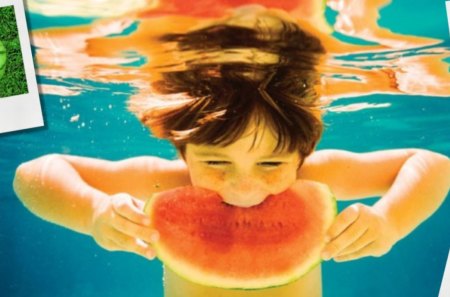 The Joy of Summer.  - watermelon, elena kalis, joy, water, summer, pool