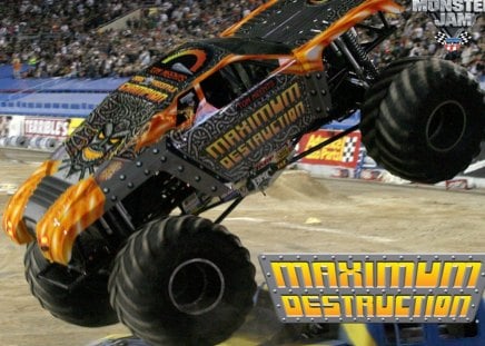 Maximum Destruction - abstract, monster trucks, photography