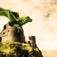 Dragon On The Castle