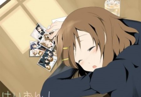 K-On! - sleeping, yui, azusa, k-on, tusmugi, anime, ritsu, mio