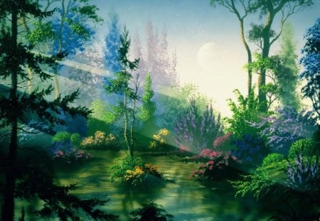 Forest magic - 3d, forests