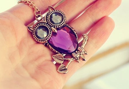 Amethyst owl 