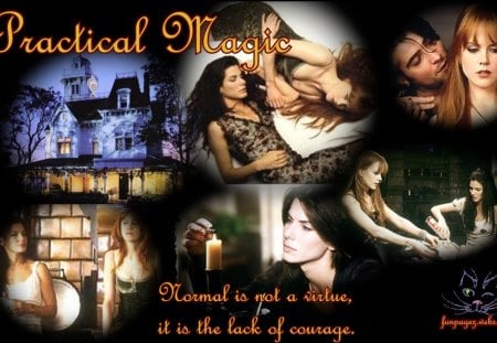 practical magic - collage, movie, witches, magic