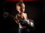 Boy and guitar