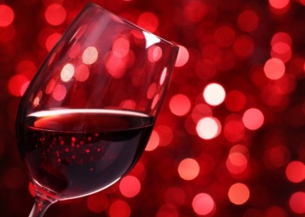 A glass of red wine - bokeh, drinks, glass, wine