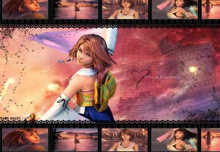 Yuna - yuna, water, female, dance, final fantasy x