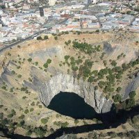 KIMBERLEY BIG HOLE, SOUTH AFRICA.