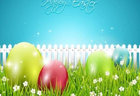 Colorful eggs â™¥ - flowers, spring, holidays, eggs, fresh, pastel, special days, colors, easter eggs