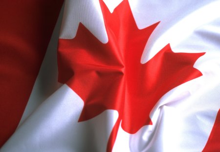 Canada - canada, flag, satin, country