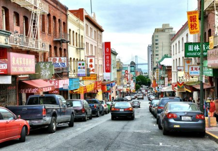 San Francisco - Chinatown - california, cities, chinatown, usa, san francisco