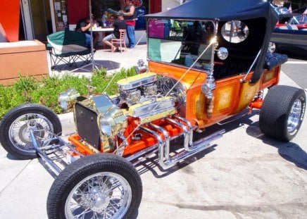 Funny Hot Rod - tuned, fast, fun, car, old