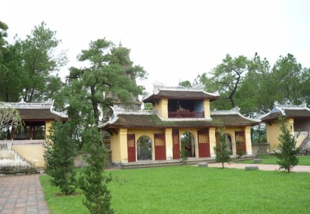 Peaceful - quite, nature, pagoda, Peaceful