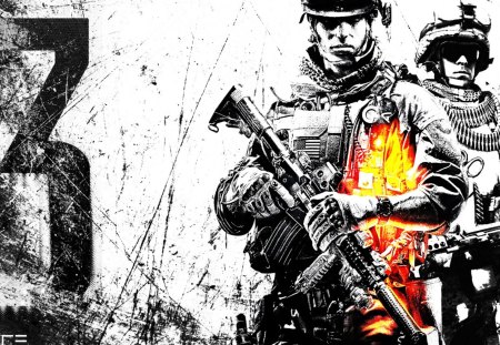 BF3 - Battle Field 3, BF3, guns, Cant think of a fourth, BF