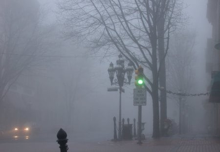 a Foggy Town - see, town, foggy, cant