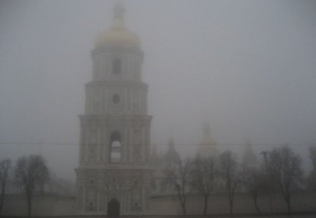 Foggy in Sofia - Town, Sofia, Foggy, City