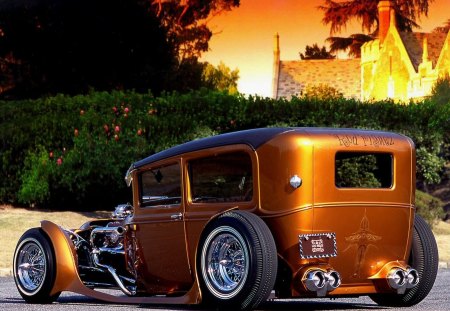 Funcar - tuned, oldtimer, hot rod, funny